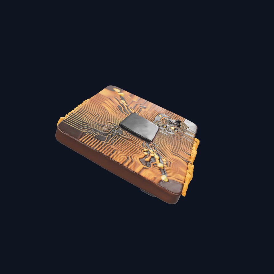 Golden Circuit Chip model pack